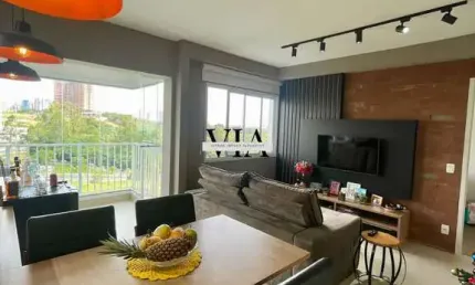 Lindo apartamento no condomínio acqua park alphaville - 53m²