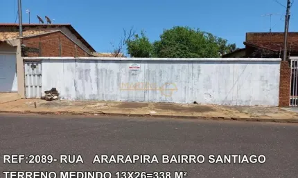 Terreno à venda no Santiago, Araguari 