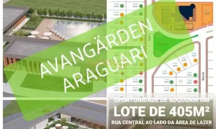 Terreno à venda no bairro Jardim Botanico - Araguari/MG