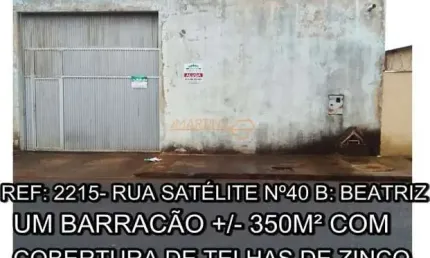 Pavilhão/galpão para alugar no bairro beatriz - araguari/mg