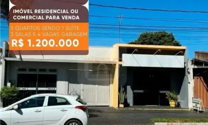 Casa com 3 quartos à venda no Centro, Araguari 