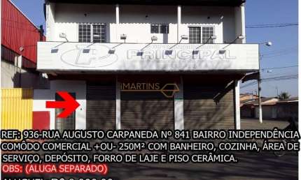 Sala comercial para alugar no bairro Independência - Araguari/MG