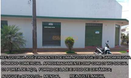 Sala comercial para alugar no bairro Jardim Regina - Araguari/MG