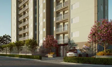 Apartamento 2 Quartos para Venda em Santa Bárbara d`Oeste, Mollon, 2 dormitórios, 1 suíte, 2 banheiros, 1 vaga