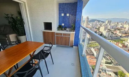 Lindo e moderno apartamento: São 115 M2- 3 Dormitorios/2 Suites na Pompéia - Santos - SP