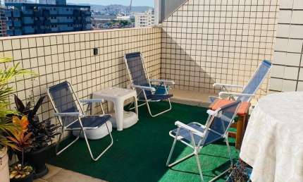 Oportunidade Imperdível: Cobertura Triplex Porteira Fechada no Boqueirão, Santos!