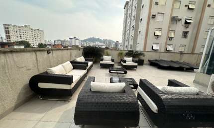Viva o Luxo e a Sofisticação – Apartamento Garden Campo Grande -Santos