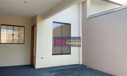 Casa geminada nova, com 3 dormitórios à venda, 80 m² por R$ 310.000 - Residencial Quadra Norte