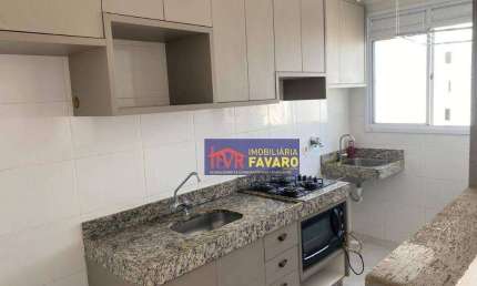 APARTAMENTO SETIMO ANDAR PARA LOCAÇÃO NO SPAZIO LILLE.    02 Dormitórios (sendo com armario e cama beliche)  Sala;  Cozinha Planejada com cooktop.