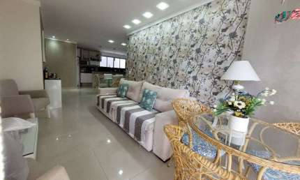 PITANGUEIRAS - LINDA VISTA MAR, MARAVILHOSO APARTAMENTO TOTALMENTE REFORMADO E DECORADO, 140 M² ÚTEIS, 02 VAGAS DE GARAGEM NO PRÉDIO.