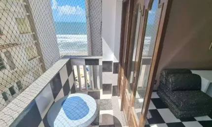 Apartamento com 1 dormitório à venda, 56 m² - pitangueiras - guarujá/sp