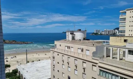 Apartamento com 2 dormitórios para alugar, 90 m² - Pitangueiras - Guarujá/SP