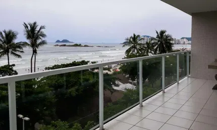 Apartamento com 4 dormitórios, 220 m² - venda ou alugueL - Pitangueiras - Guarujá/SP