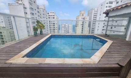 Cobertura com 2 dormitórios, 180 m² - venda ou aluguel - Pitangueiras - Guarujá/SP