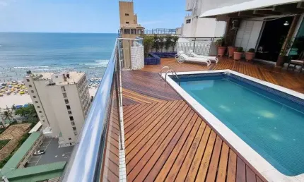 Cobertura com 3 dormitórios à venda, 300 m² - Pitangueiras - Guarujá/SP