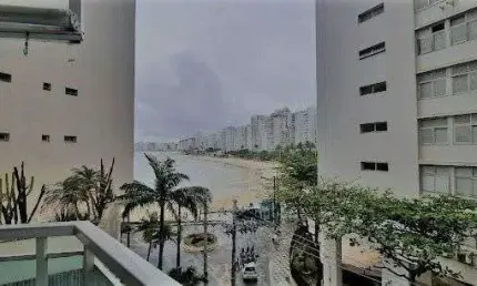 Apartamento super amplo clean, mobiliado, com vista para o mar