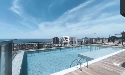 Enseada- novo com maravilhosa área de lazer , vista espetacular , garagem.
