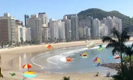Apartamento com 3 quartos para alugar na Rua Costa Esmeralda, 31, Jardim Astúrias, Guarujá