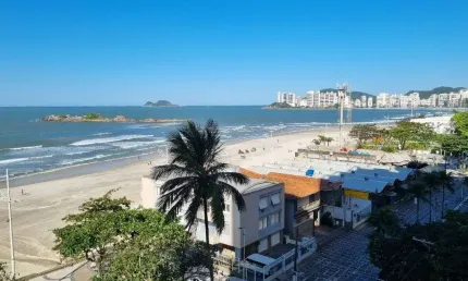 Apartamento com 3 dormitórios à venda, 190 m² - pitangueiras - guarujá/sp