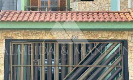 Encantador Sobrado com 195m² à venda Vila Camilópolis - Santo André, SP