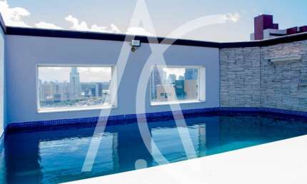 Cobertura com piscina privativa no caminho das Árvores