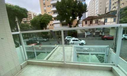 Casa Sobreposta para Venda em Santos, Gonzaga, 3 dormitórios, 2 suítes, 5 banheiros, 2 vagas
