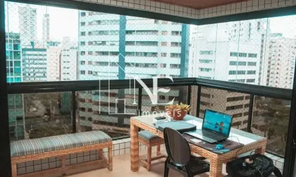 Apartamento para venda em santos, gonzaga, 3 dormitórios, 3 suítes, 5 banheiros, 2 vagas