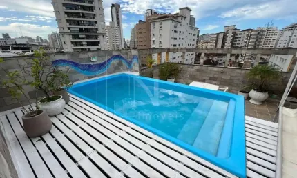 Apartamento duplex para venda em santos, josé menino, 3 dormitórios, 2 suítes, 3 banheiros, 3 vagas