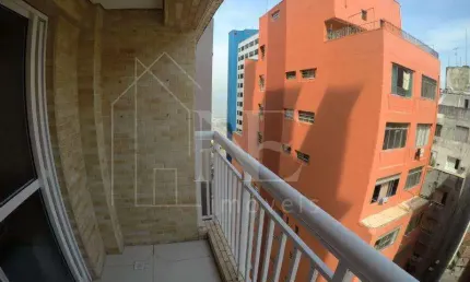 Apartamento para venda em santos, josé menino, 2 dormitórios, 1 banheiro, 1 vaga