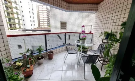 Apartamento para Venda em São Vicente, Itararé, 2 dormitórios, 1 suíte, 3 banheiros, 1 vaga