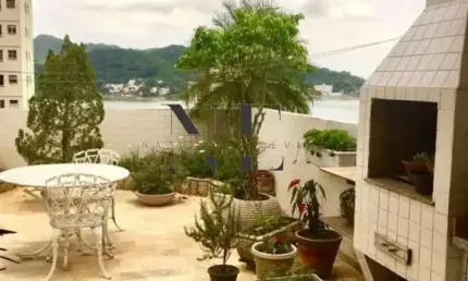 Cobertura para Venda em São Vicente, Centro, 4 dormitórios, 3 suítes, 5 banheiros, 3 vagas