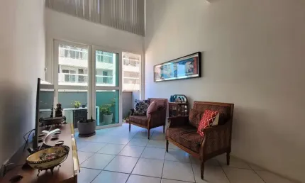 Loft para Venda em Santos, Gonzaga, 1 dormitório, 1 suíte, 2 banheiros, 2 vagas