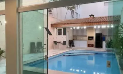 Casa para Venda em Santos, Embaré, 3 dormitórios, 2 suítes, 6 banheiros, 2 vagas