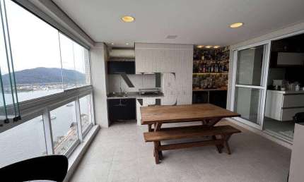 Apartamento para Venda em Santos, Ponta da Praia, 3 dormitórios, 3 suítes, 5 banheiros, 3 vagas