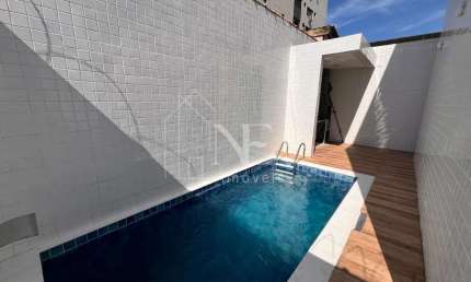 Casa Sobreposta para Venda em Santos, Aparecida, 3 dormitórios, 3 suítes, 4 banheiros, 1 vaga