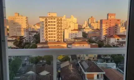 Apartamento para Venda em Santos, Boqueirão, 1 dormitório, 1 banheiro, 1 vaga