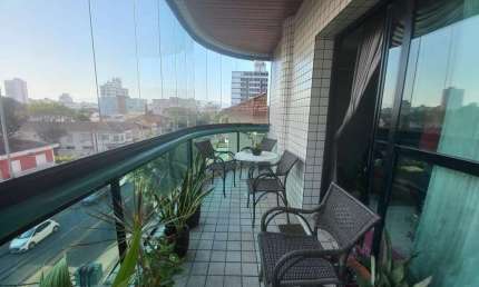 Apartamento para Venda em Santos, Embaré, 3 dormitórios, 1 suíte, 4 banheiros, 2 vagas