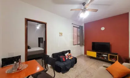 Apartamento para Venda em Santos, Gonzaga, 1 dormitório, 1 banheiro, 1 vaga