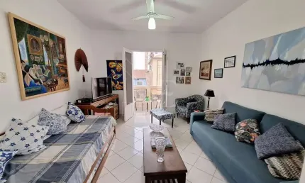 Apartamento para Venda em Santos, Embaré, 2 dormitórios, 2 banheiros, 1 vaga