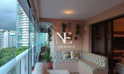 Apartamento para Venda em Santos, Gonzaga, 3 dormitórios, 3 suítes, 5 banheiros, 2 vagas