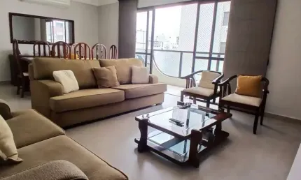 Apartamento para Venda em Guarujá, Pitangueiras, 3 dormitórios, 1 suíte, 3 banheiros, 2 vagas