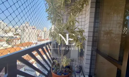 Apartamento para Venda em Santos, Campo Grande, 3 dormitórios, 1 suíte, 2 banheiros, 1 vaga