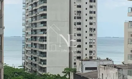 Apartamento para Venda em Guarujá, Pitangueiras, 2 dormitórios, 1 suíte, 3 banheiros, 1 vaga