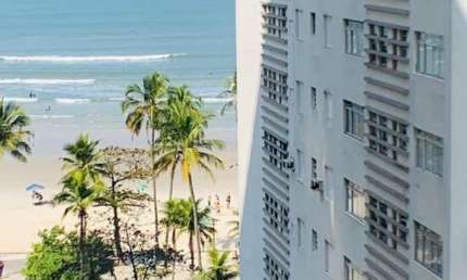 Apartamento para Venda em Guarujá, Pitangueiras, 2 dormitórios, 2 banheiros, 1 vaga