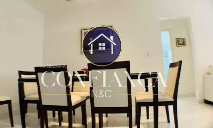 Apartamento para venda em guarujá, pitangueiras, 2 dormitórios, 1 suíte, 3 banheiros, 1 vaga