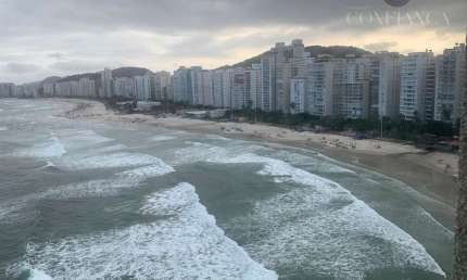 Apartamento para Venda em Guarujá, Pitangueiras, 4 dormitórios, 1 suíte, 4 banheiros, 1 vaga