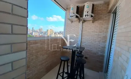 Apartamento para Venda em Santos, Vila Belmiro, 1 dormitório, 2 banheiros, 1 vaga