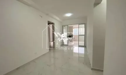 Apartamento para venda em santos, boqueirão, 2 dormitórios, 1 suíte, 2 banheiros, 1 vaga