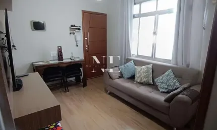 Apartamento para venda em santos, embaré, 2 dormitórios, 1 banheiro, 1 vaga