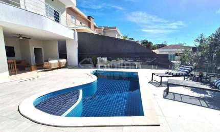 Casa mobiliada com 4 suítes para alugar no condomínio Reserva Santa Isabel I - Louveira.